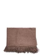 Scarf Fringes Davida Cashmere Brown