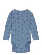 Hmlbambo Body Ls Hummel Blue