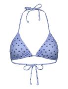 Rwshiitake Triangle Bikini Top Rosemunde Blue