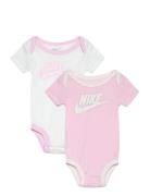 C1-Bodysuit+Hat+Bootie Nike Pink