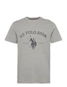 Uspa T-Shirt Archibald Men U.S. Polo Assn. Grey