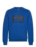 Hh Logo Crew Sweat Helly Hansen Blue