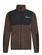 Halo Blocked Zip Fleece HALO Brown