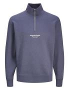 Jorvesterbro Sweat Quarter Zip Noos Jnr Jack & J S Blue