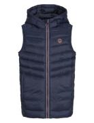 Jjesprint Puffer Bodywarmer Hood Noosjnr Jack & J S Navy