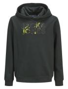 Jjstyd Corp Splash Sweat Hood Ln Jnr Jack & J S Grey