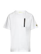 Branded Zip Pocket T-Shirt Lyle & Scott White