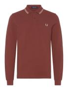 Ls Twin Tipped Fp Shirt Fred Perry Red