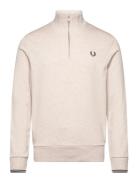 Half Zip Sweatshirt Fred Perry Cream