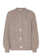 Patrisia Solid Knit Cardigan A-View Beige