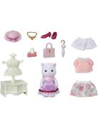 Fashion Play Set Town Girl Series - Persian Cat- Sylvanian Families Pa...