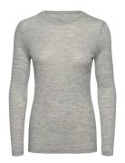 Top Merino Wool Ls Lindex Grey