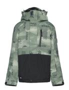 Mission Printed Block Youth Jk Quiksilver Khaki