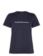 W Ground Tee Peak Performance Navy