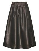 Yasgosh Hw Midi Skirt YAS Brown