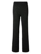 Slfjosie Hw Knit Pant Selected Femme Black