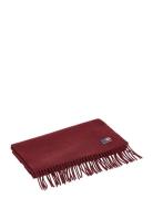 Massachusetts Recycled Wool Blend Scarf Lexington Clothing Burgundy