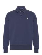 Loopback Fleece Collared Sweatshirt Polo Ralph Lauren Navy