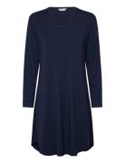 Bamboo Long Sleeve Nightdress Lady Avenue Navy