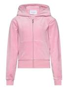 Tonal Zip Through Hoodie Juicy Couture Pink