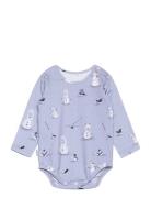 Baby Print Bodysuit Gugguu Blue