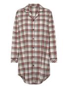 Cotton Flannel Nightshirt Lady Avenue Cream