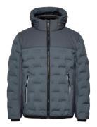 Hybrid Puffer Jacket Tom Tailor Blue