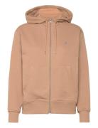 Shield Zip Hoodie GANT Beige