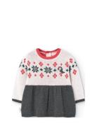 Knitwear Dress For Baby Girl -Bci Boboli Patterned