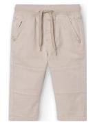 Stretch Gabardine Trousers For Baby -Bci Boboli Beige