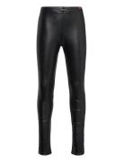 Leggings Fake Fur Stretch For Girl Boboli Black