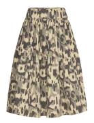 Cyber Drill Full Skirt - Silke Rabens Sal R Khaki