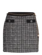 Yvonne Mix Denim Tweed Skirt GUESS Jeans Black