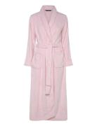 Lrl L/S Shawl Collar Long Robe Lauren Ralph Lauren Homewear Pink