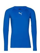 Liga Baselayer Tee Ls PUMA Blue