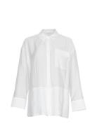 Mschbarrington Shirt MSCH Copenhagen White