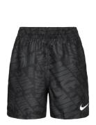 Nike B 4" Volley Short Tossed Block NIKE SWIM Black