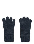 Wool Knitted Gloves GANT Navy