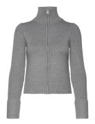 Zip Cardigan Weekday Grey