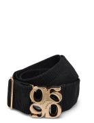 D6 Motif Logo Tape Belt Gold Dante6 Black