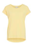 Vidreamers New Pure T-Shirt-Noos Vila Yellow