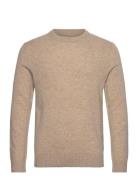 Jprcclambswool Knit Crew Neck Ln Jack & J S Beige