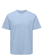 Onsmax Life Ss Stitch Tee Noos ONLY & SONS Blue