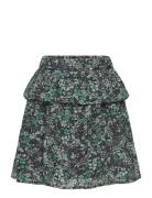 Skirt Flower Dobby Creamie Green