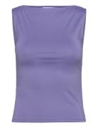 Annie Boatneck Sleeveless Top Weekday Purple