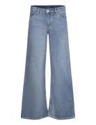 Imoo Low Waist Wide Leg Jeans Monki Blue