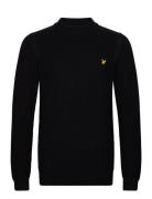 Ribbed Mock Neck Jumper Lyle & Scott Black