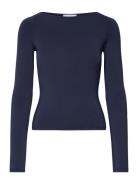 Boatneck Long Sleeve Weekday Navy