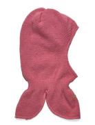 Balaclava Structure Knit Minymo Pink