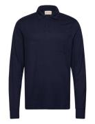 Tencel Wool Ls Polo GANT Navy